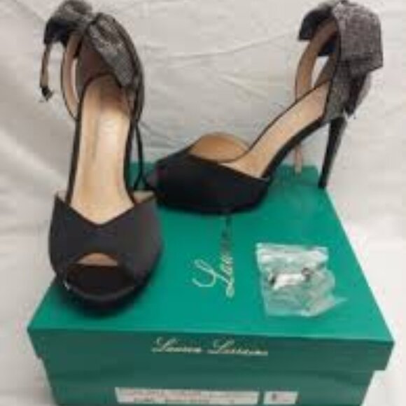 Lauren Lorraine Shoes - NIB- LAUREN LORRAINE FLING BLACK SATIN